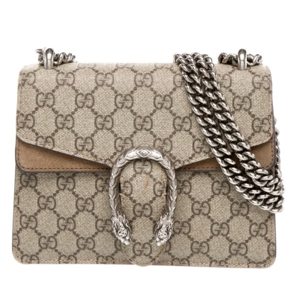 Gucci Beige and Brown Dionysus Shoulder Bag - Picture 1 of 6